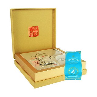 风雅苑 品藏礼盒装金骏眉茶叶(金盒蓝袋)