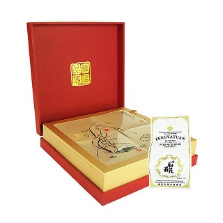 风雅苑 品藏礼盒装金骏眉茶叶(红盒白袋)