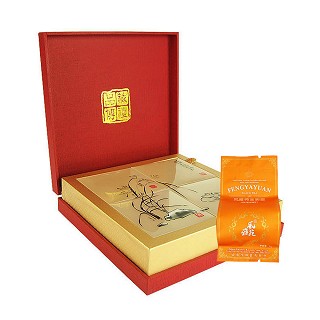 风雅苑 品藏礼盒装金骏眉茶叶(红盒橙袋)