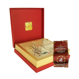 风雅苑 品藏礼盒装金骏眉茶叶(红盒棕袋)