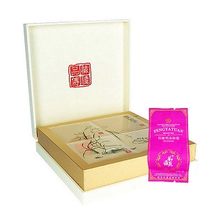 风雅苑 品藏礼盒装金骏眉茶叶(白盒粉袋)
