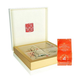 风雅苑 品藏礼盒装金骏眉茶叶(白盒红袋)