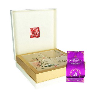 风雅苑 品藏礼盒装金骏眉茶叶(白盒紫袋)