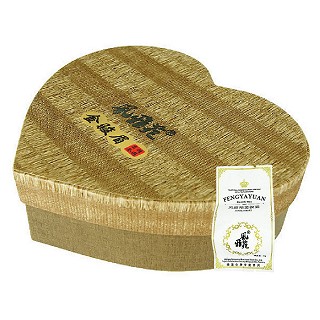 风雅苑 心形礼盒装金骏眉茶叶(棕盒白袋)