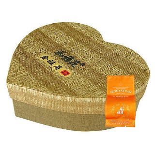 风雅苑 心形礼盒装金骏眉茶叶(棕盒橙袋)