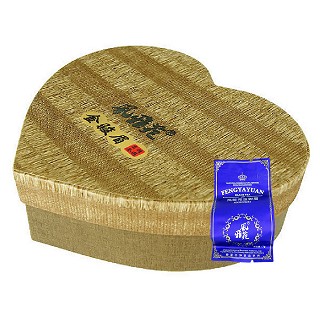 风雅苑 心形礼盒装金骏眉茶叶(棕盒靛袋)