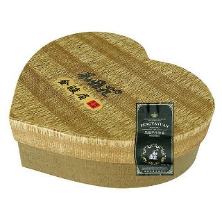 风雅苑 心形礼盒装金骏眉茶叶(棕盒黑袋)