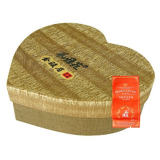 风雅苑 心形礼盒装金骏眉茶叶(棕盒红袋)