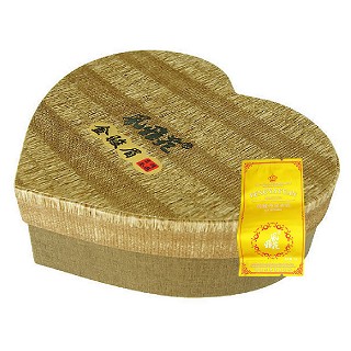 风雅苑 心形礼盒装金骏眉茶叶(棕盒金袋)