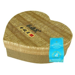风雅苑 心形礼盒装金骏眉茶叶(棕盒蓝袋)
