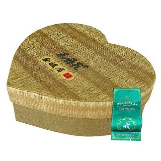 风雅苑 心形礼盒装金骏眉茶叶(棕盒绿袋)
