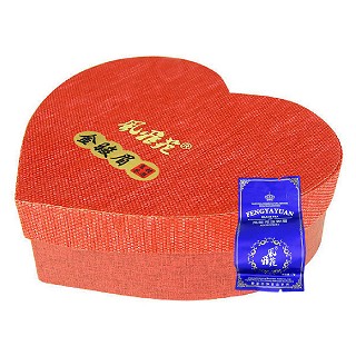 风雅苑 心形礼盒装金骏眉茶叶(红盒靛袋)