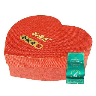 风雅苑 心形礼盒装金骏眉茶叶(红盒绿袋)