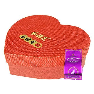 风雅苑 心形礼盒装金骏眉茶叶(红盒紫袋)