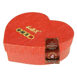 风雅苑 心形礼盒装金骏眉茶叶(红盒棕袋)