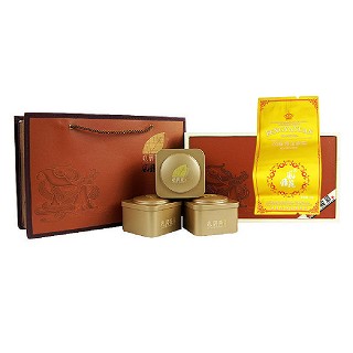 风雅苑 私房茶礼盒装金骏眉(棕盒金袋)