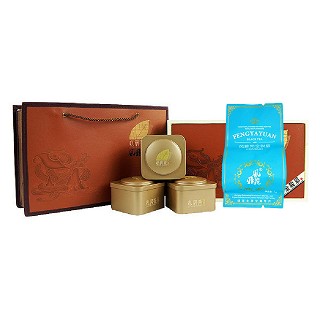 风雅苑 私房茶礼盒装金骏眉(棕盒蓝袋)