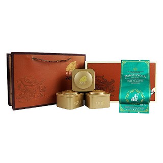 风雅苑 私房茶礼盒装金骏眉(棕盒绿袋)