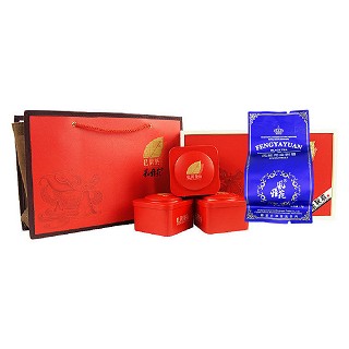 风雅苑 私房茶礼盒装金骏眉(红盒靛袋)