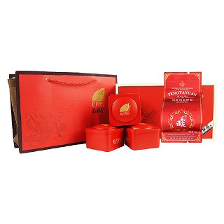 风雅苑 私房茶礼盒装金骏眉(红盒朱袋)