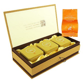 风雅苑 难得壶图礼盒装金骏眉(金盒橙袋)