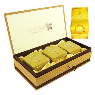 风雅苑 难得壶图礼盒装金骏眉(金盒金袋)