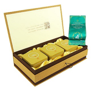 风雅苑 难得壶图礼盒装金骏眉(金盒绿袋)