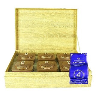 风雅苑 静心礼盒装金骏眉(金盒靛袋)