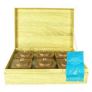 风雅苑 静心礼盒装金骏眉(金盒蓝袋)