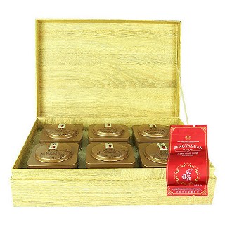 风雅苑 静心礼盒装金骏眉(金盒朱袋)