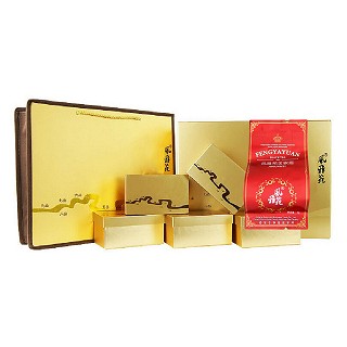 风雅苑 九曲礼盒装金骏眉(金盒朱袋)