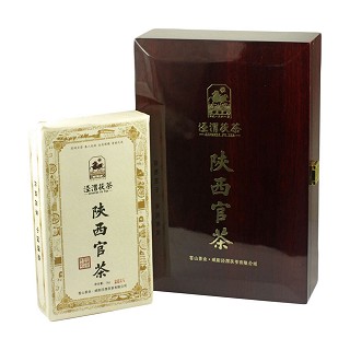 泾渭茯茶 实木礼盒包装 陕西官茶(泾渭)
