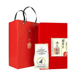 风雅苑 手工制茶礼盒装铁观音(大红盒白袋)
