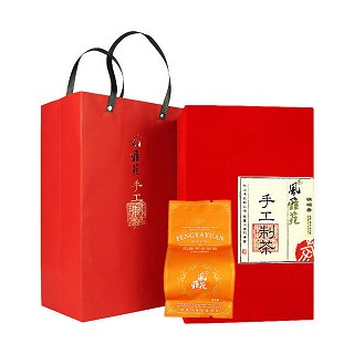风雅苑 手工制茶礼盒装铁观音(大红盒橙袋)
