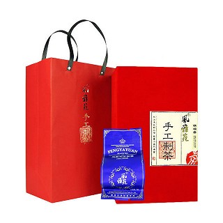 风雅苑 手工制茶礼盒装铁观音(大红盒靛袋)