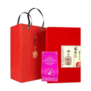 风雅苑 手工制茶礼盒装铁观音(大红盒粉袋)