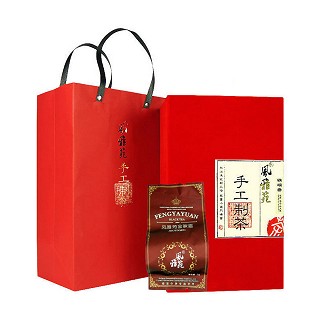 风雅苑 手工制茶礼盒装铁观音(大红盒棕袋)