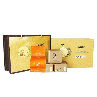 风雅苑 茶道茶趣礼盒装铁观音(金盒橙袋)