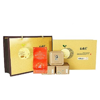 风雅苑 茶道茶趣礼盒装铁观音(金盒红袋)