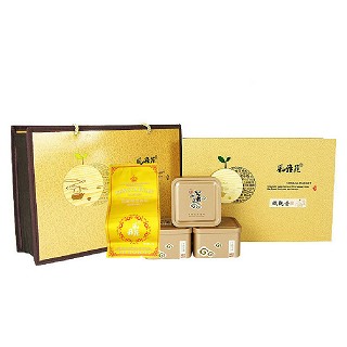 风雅苑 茶道茶趣礼盒装铁观音(金盒金袋)