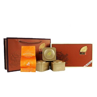 风雅苑 茶礼礼盒装铁观音(棕盒橙袋)