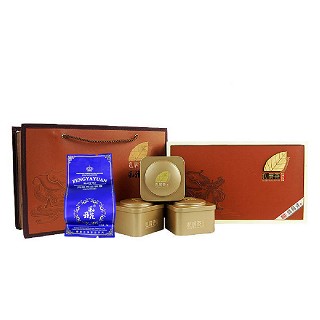 风雅苑 茶礼礼盒装铁观音(棕盒靛袋)