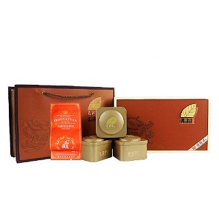 风雅苑 茶礼礼盒装铁观音(棕盒红袋)