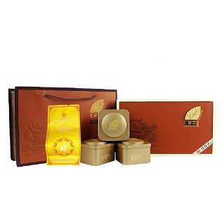 风雅苑 茶礼礼盒装铁观音(棕盒金袋)