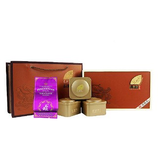 风雅苑 茶礼礼盒装铁观音(棕盒紫袋)