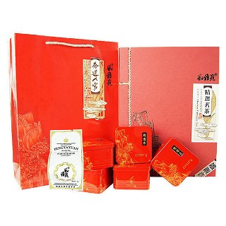 风雅苑 茶道人家礼盒装铁观音(红盒白袋)