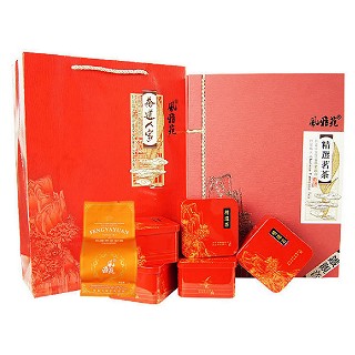 风雅苑 茶道人家礼盒装铁观音(红盒橙袋)