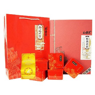 风雅苑 茶道人家礼盒装铁观音(红盒金袋)