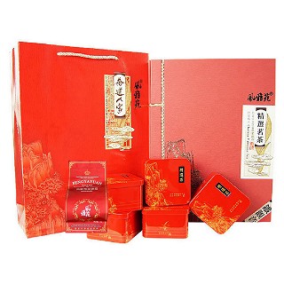 风雅苑 茶道人家礼盒装铁观音(红盒朱袋)