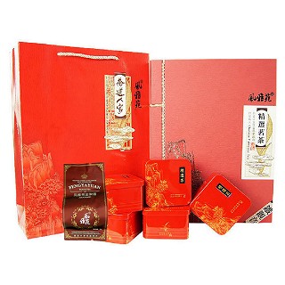 风雅苑 茶道人家礼盒装铁观音(红盒棕袋)